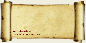 Hana Lukačević vizit kartica